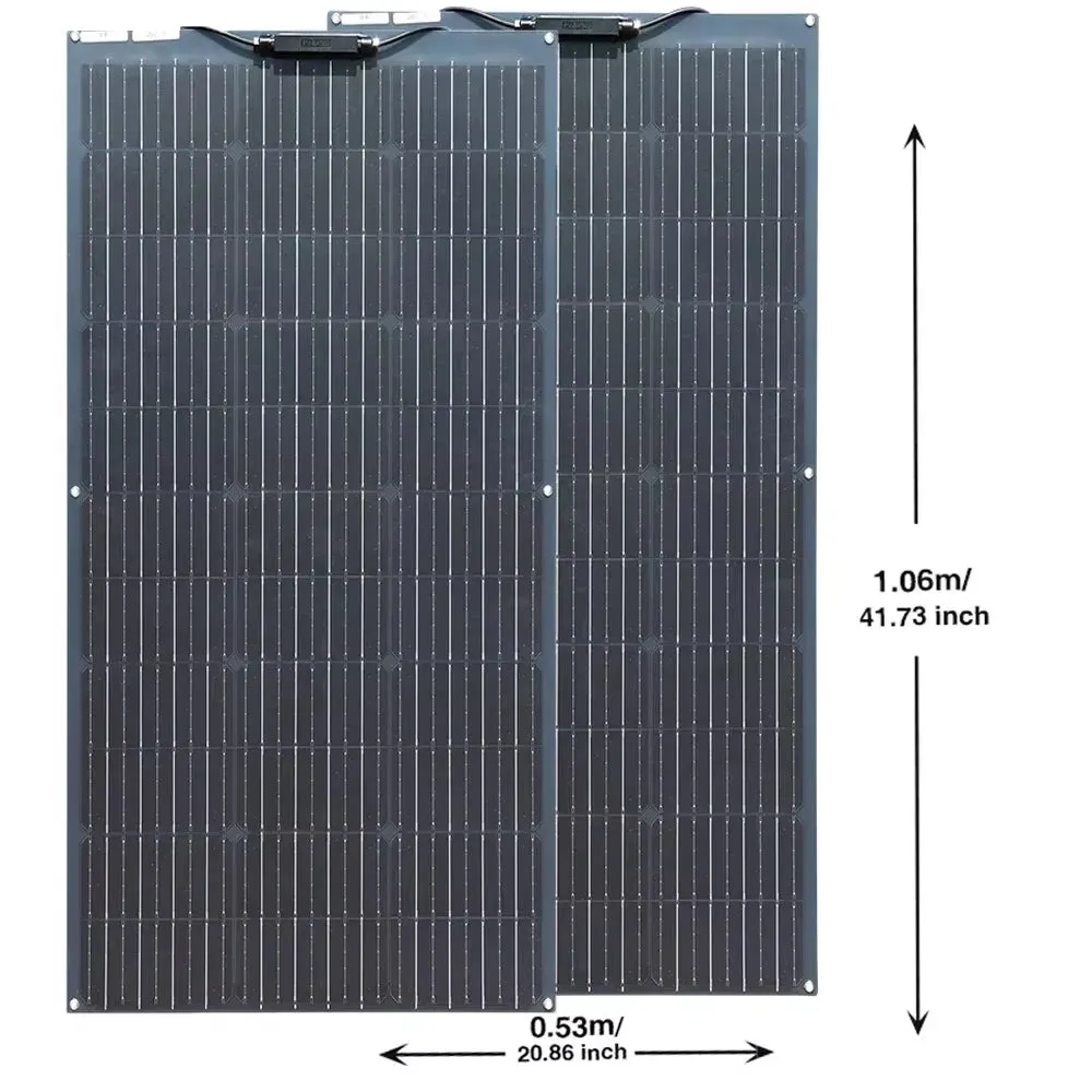 100W 200W 300W 400W Solar Panel Kit or 18V Flexible Mono Photovoltaic Solar Plate Power 12V 24V Camping Car Solar Panels
