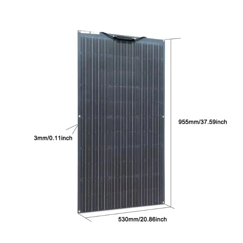 100W 200W 300W 400W Solar Panel Kit or 18V Flexible Mono Photovoltaic Solar Plate Power 12V 24V Camping Car Solar Panels