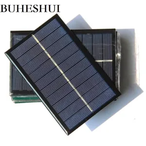 1.4W 5V 280MA Mini Solar Cell Module Polycrystalline Solar Panel Charger for 3.7V Battery 122*77MM Wholesale 500Pcs