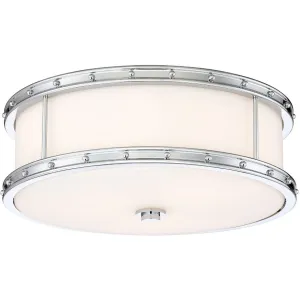 16 in. LED Flush Mount Light Chrome finish