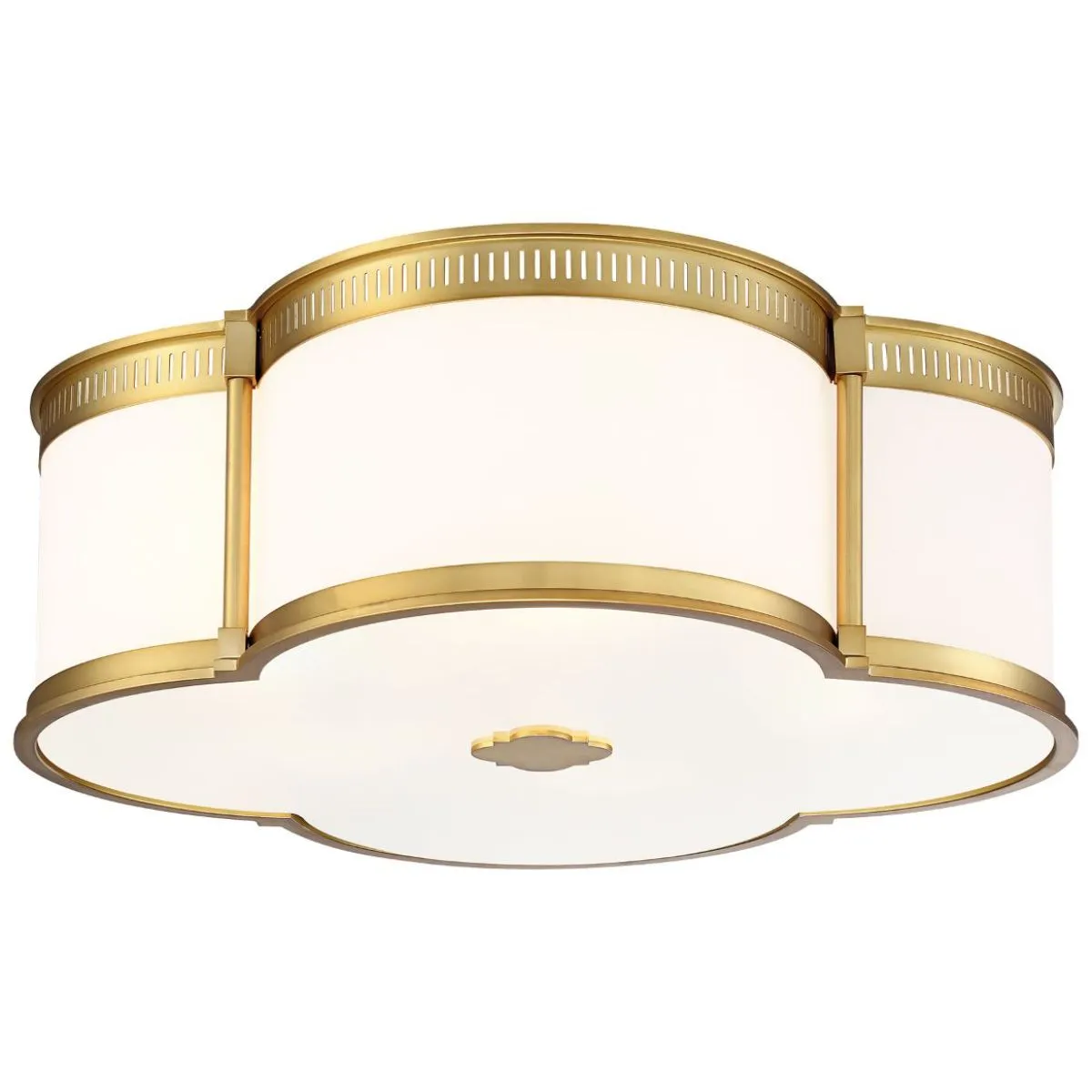 22 in. LED Flush Mount Light Gold finish