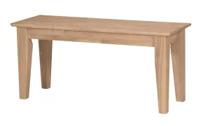 [39 Inch] Shaker Benches