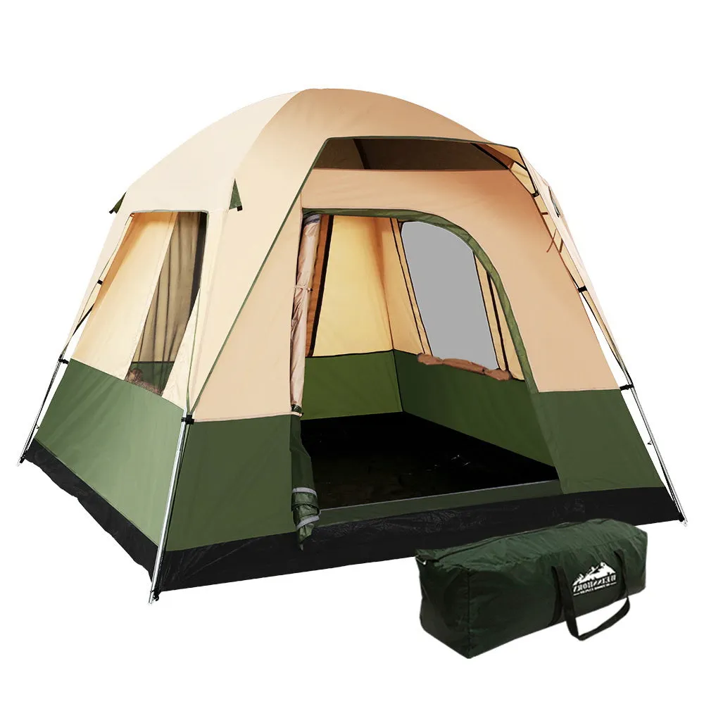 4-Person Waterproof UV Camping Tent with Storage - Weisshorn