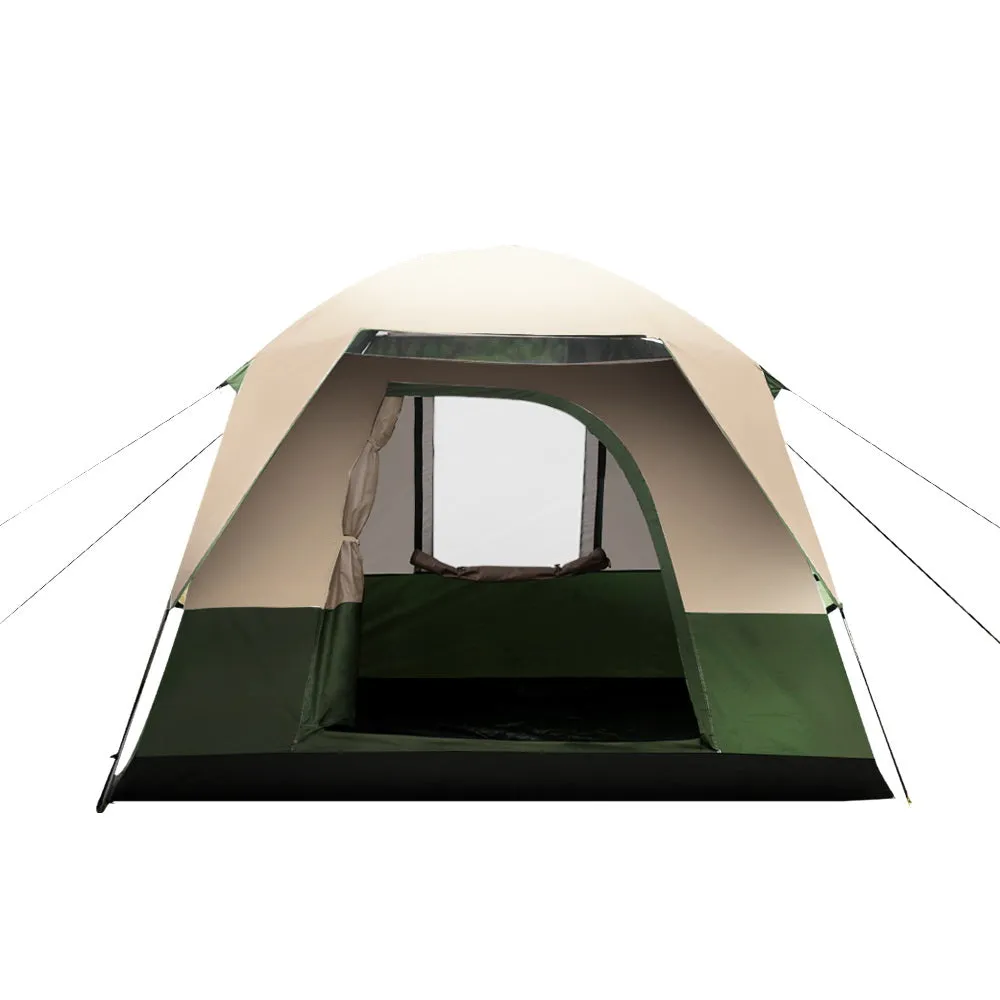 4-Person Waterproof UV Camping Tent with Storage - Weisshorn
