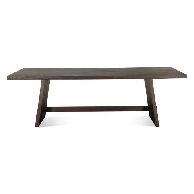 Acadia 94" Rustic Modern Dining Table in Coffee Bean