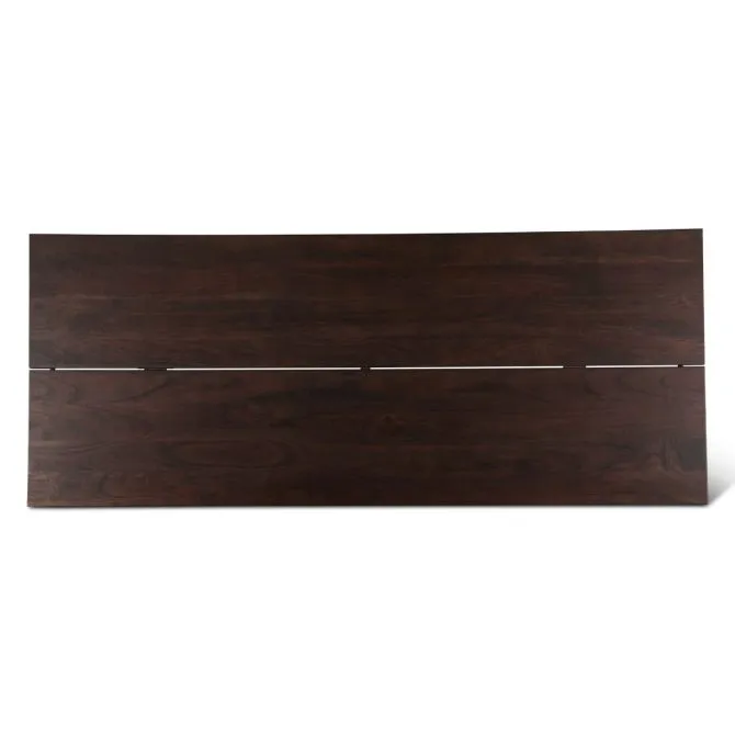 Acadia 94" Rustic Modern Dining Table in Coffee Bean
