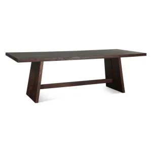 Acadia 94" Rustic Modern Dining Table in Coffee Bean