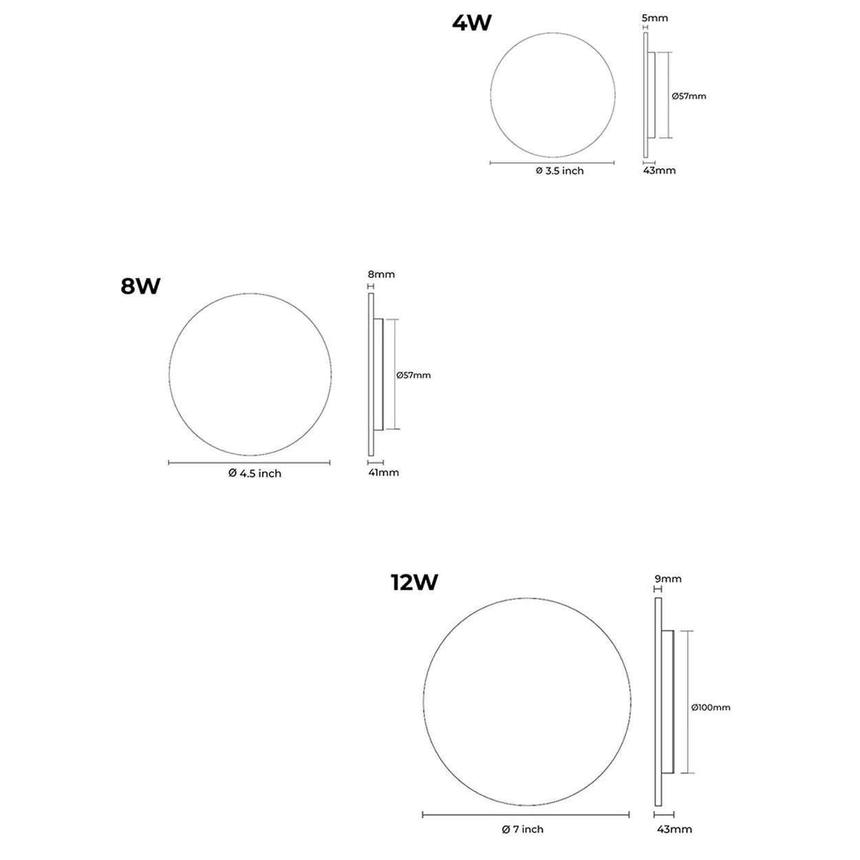 ANKUR MOON OUTDOOR LED WALL LIGHT