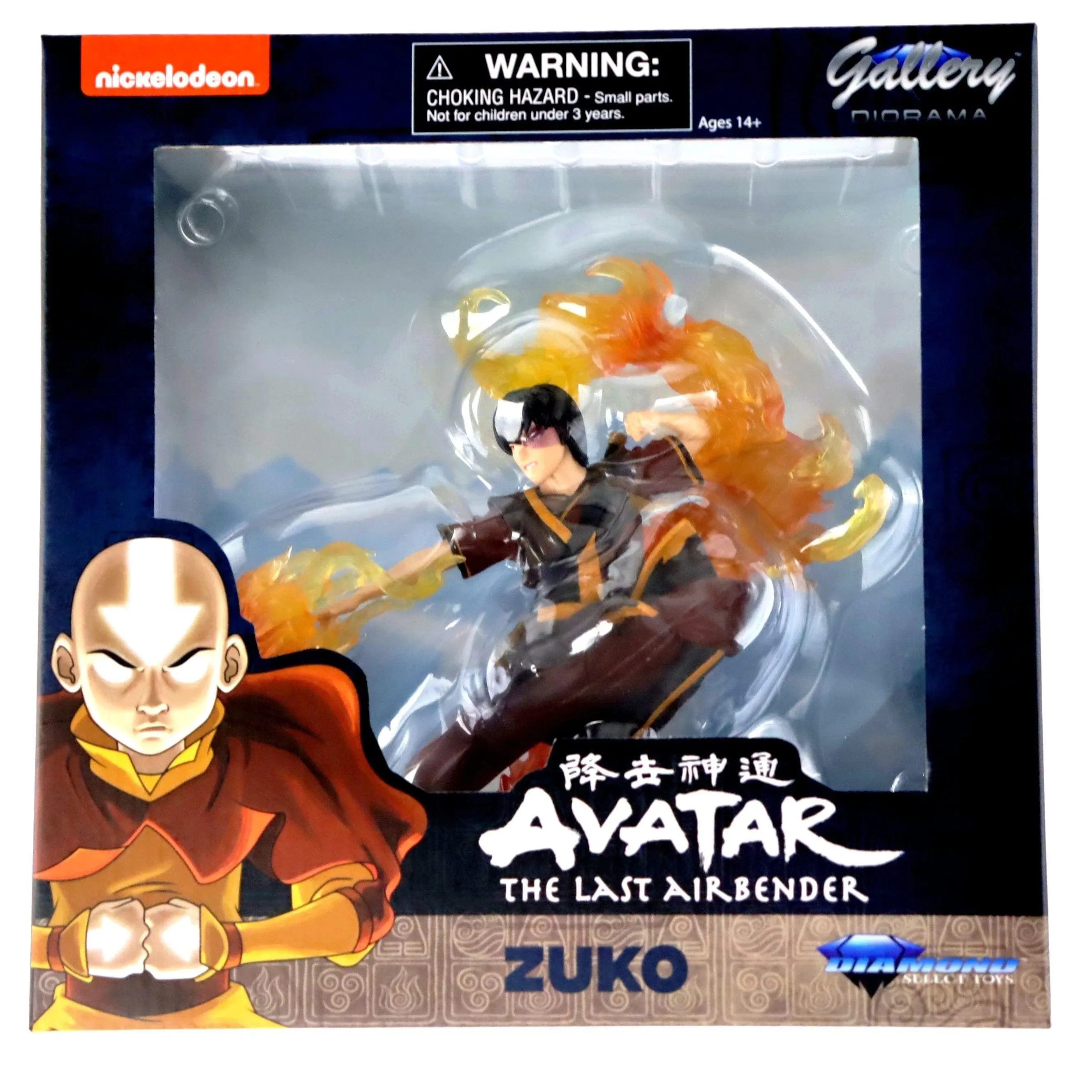 Avatar: The Last Airbender - Firebending Prince Zuko Figure - Diamond Select Toys - Gallery Diorama Series