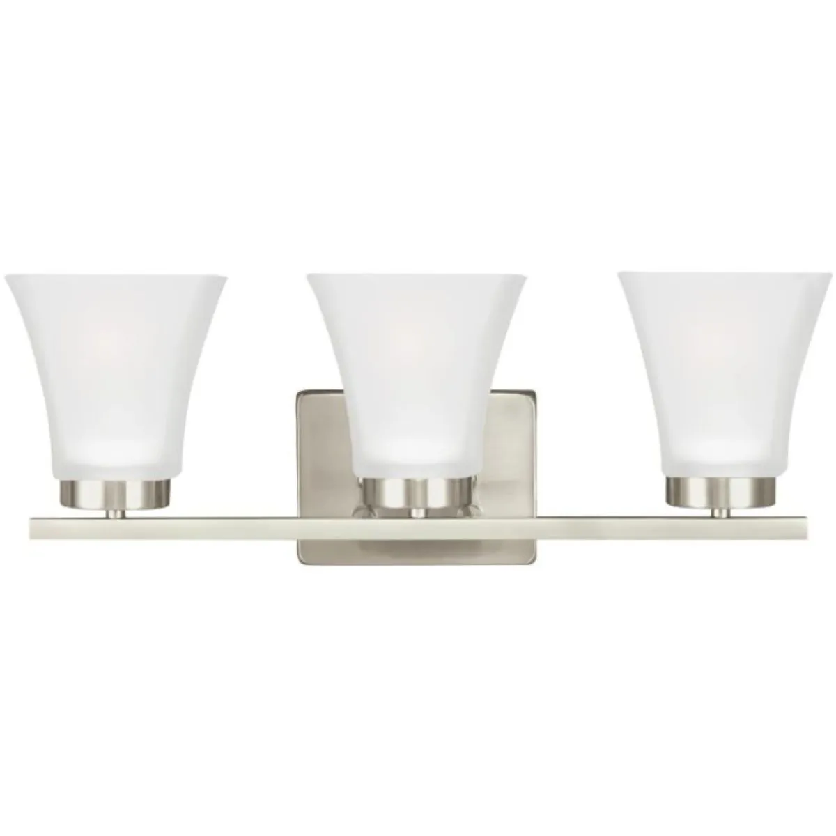 Bayfield 20 in. 3 lights LED Vanity Light Nickel Finish