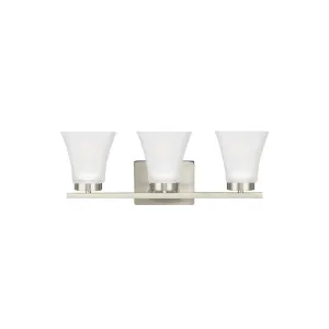 Bayfield 20 in. 3 lights LED Vanity Light Nickel Finish