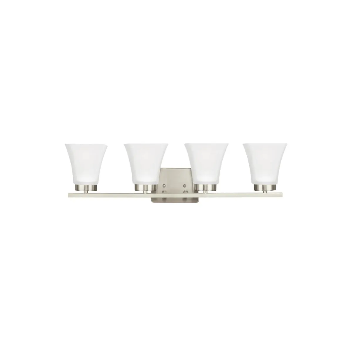 Bayfield 28 in. 4 Lights LED Vanity Light Nickel Finish