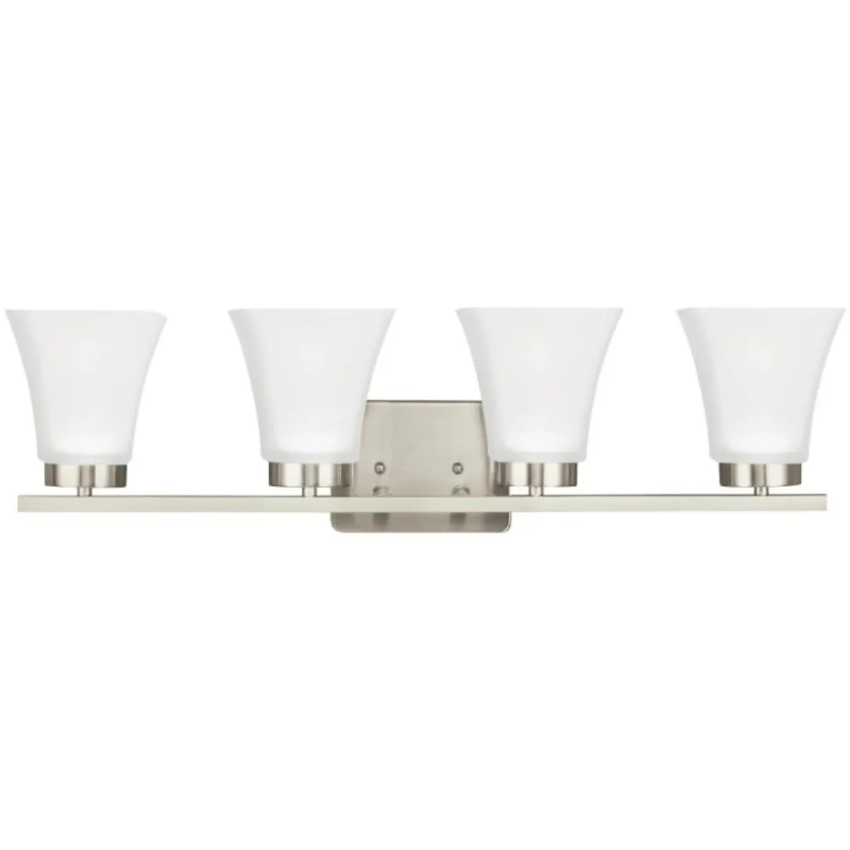 Bayfield 28 in. 4 Lights LED Vanity Light Nickel Finish