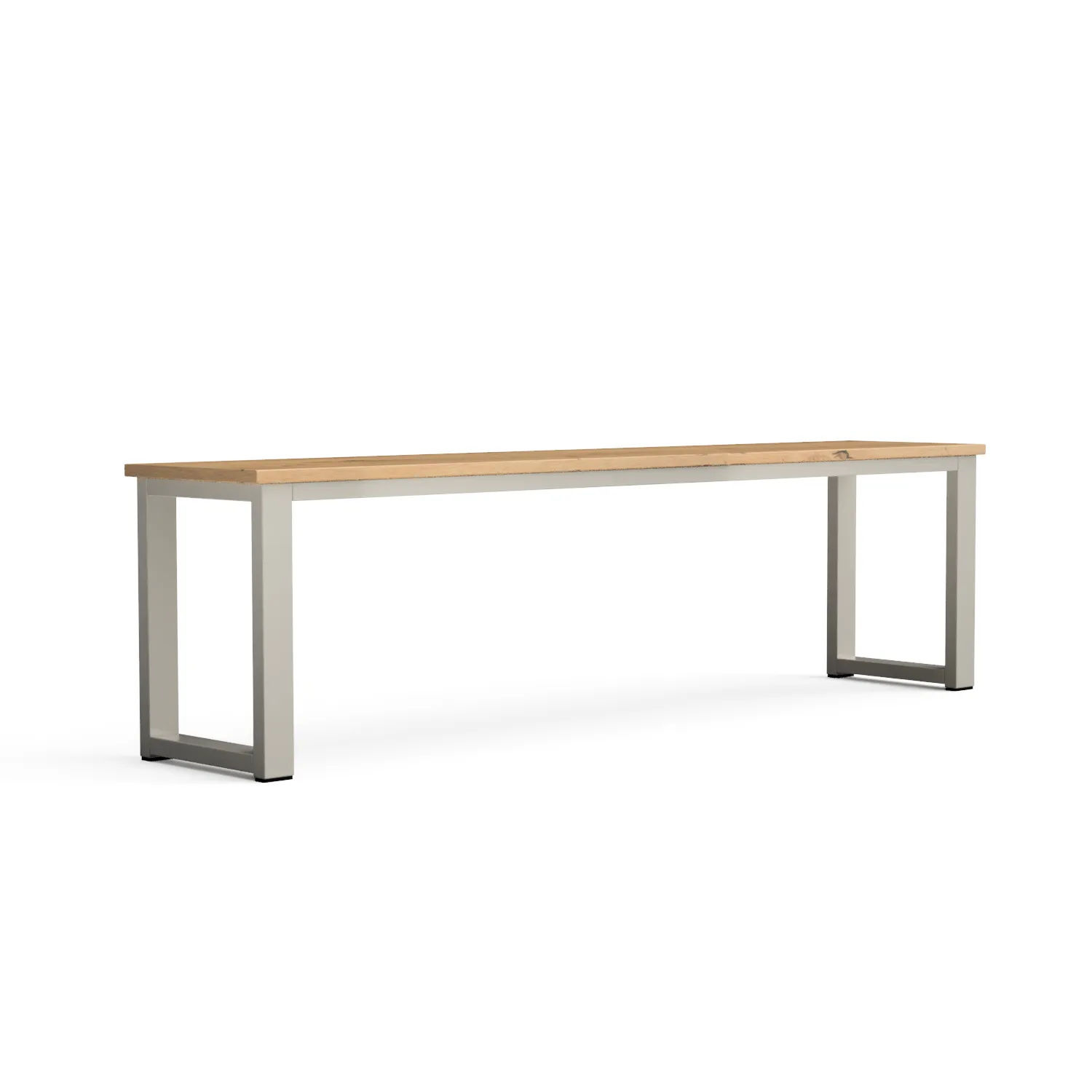 Bench Nº 1 - Silk Grey / Solid Oak