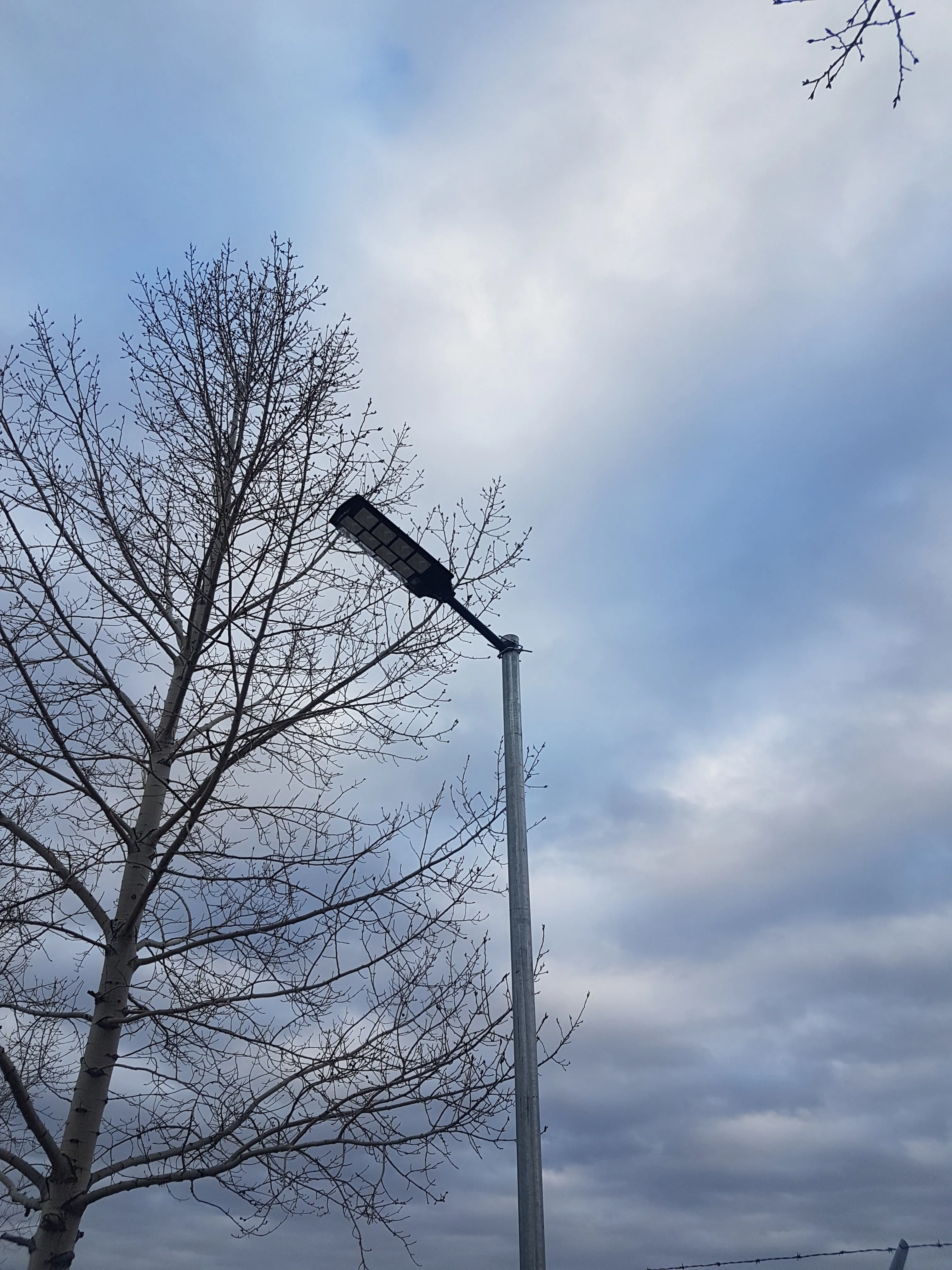 BigM 1200W Brightest Solar Street Lights for Commercial Parking lots
