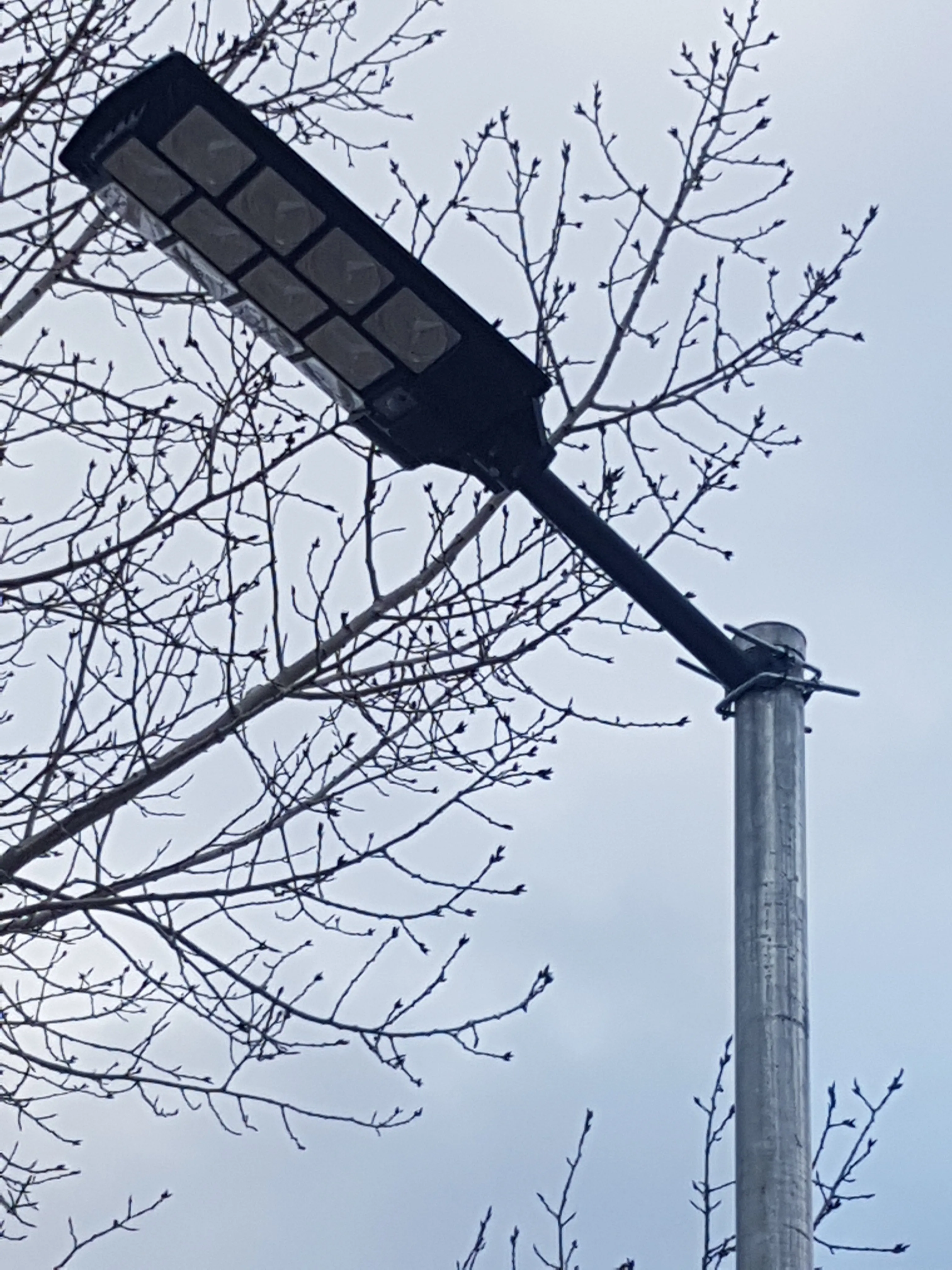 BigM 1200W Brightest Solar Street Lights for Commercial Parking lots