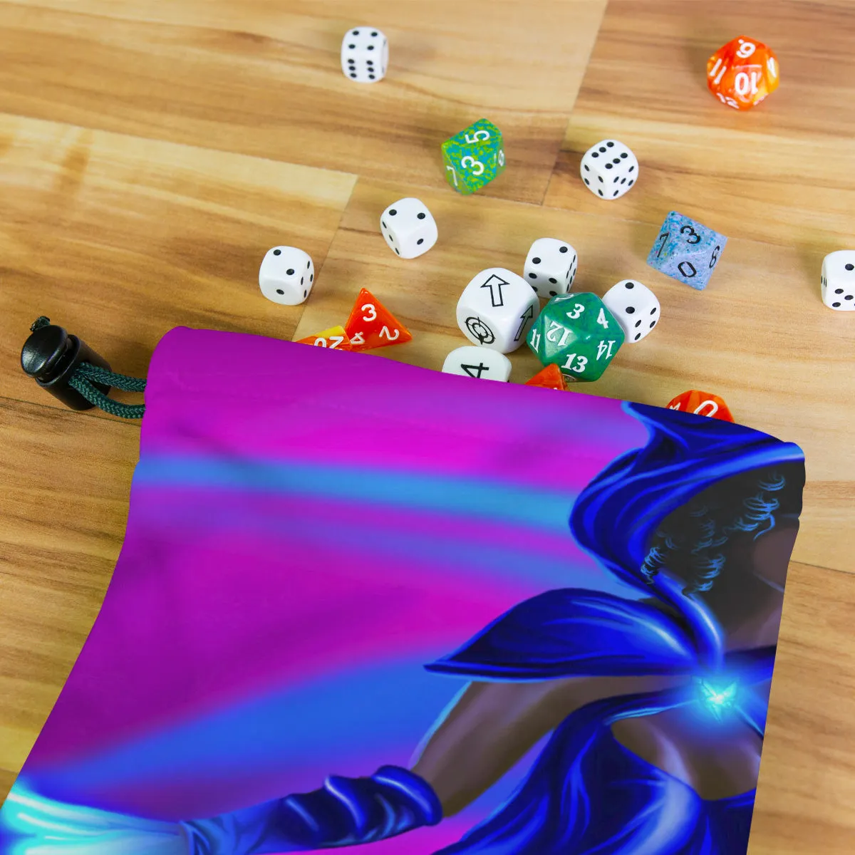 Blue Mage's Protection Dice Bag