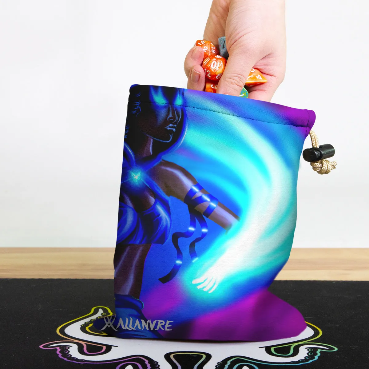 Blue Mage's Protection Dice Bag