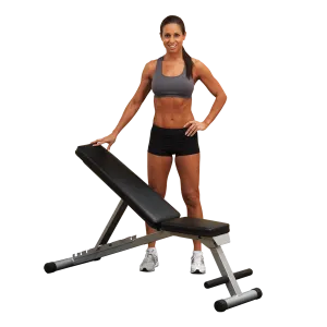Body Solid Powerline Adjustable Folding Bench PFID125X