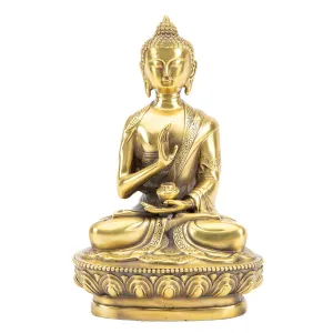 Bronze Praying Buddha Statue