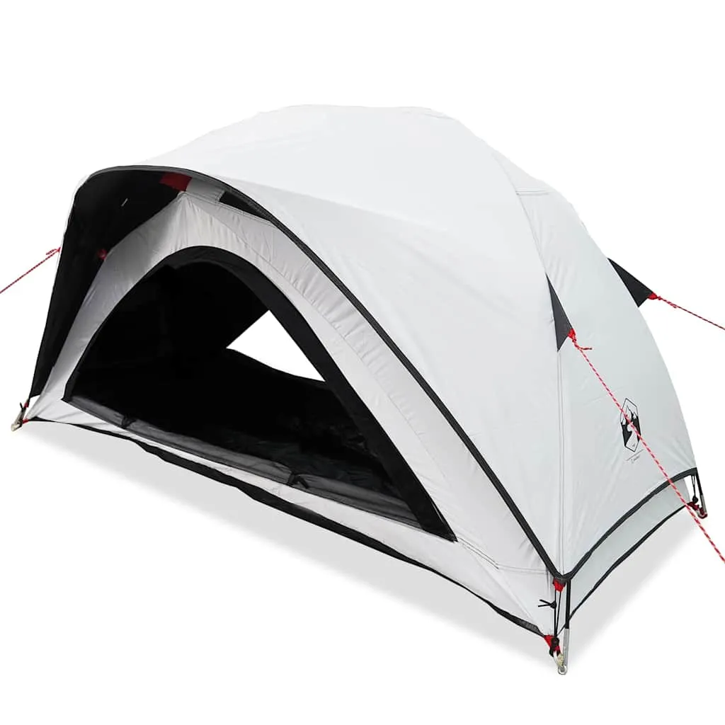 Camping Tent 1-Person White Blackout Fabric Waterproof