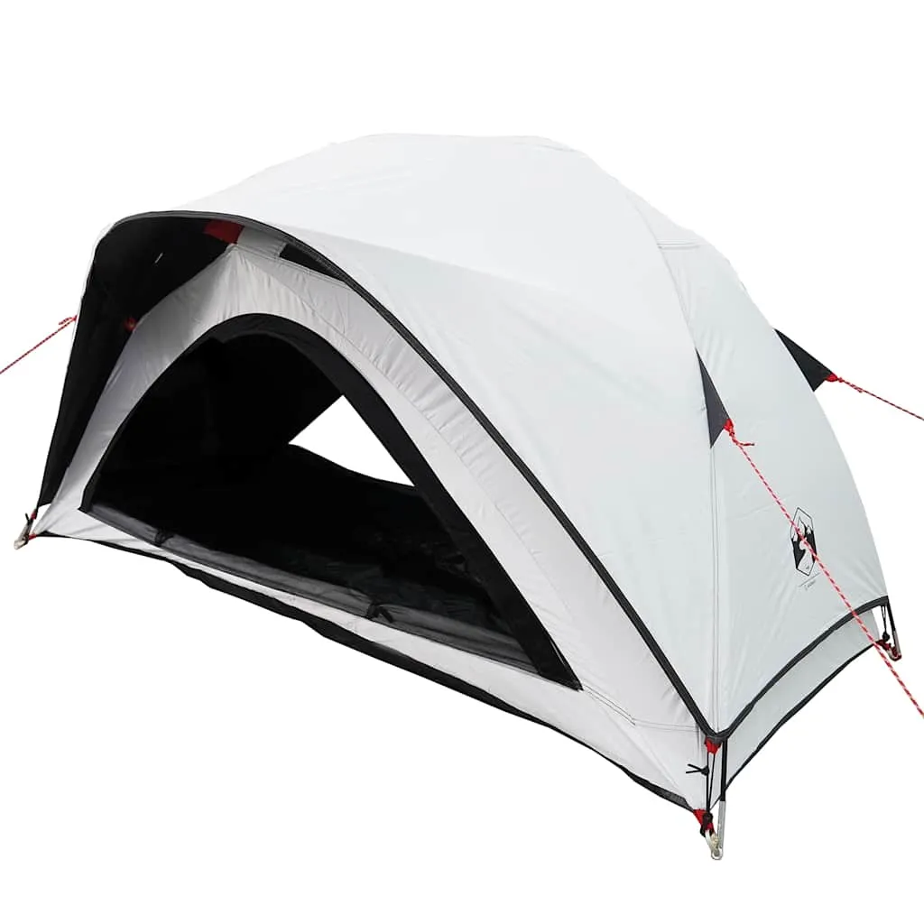 Camping Tent 1-Person White Blackout Fabric Waterproof