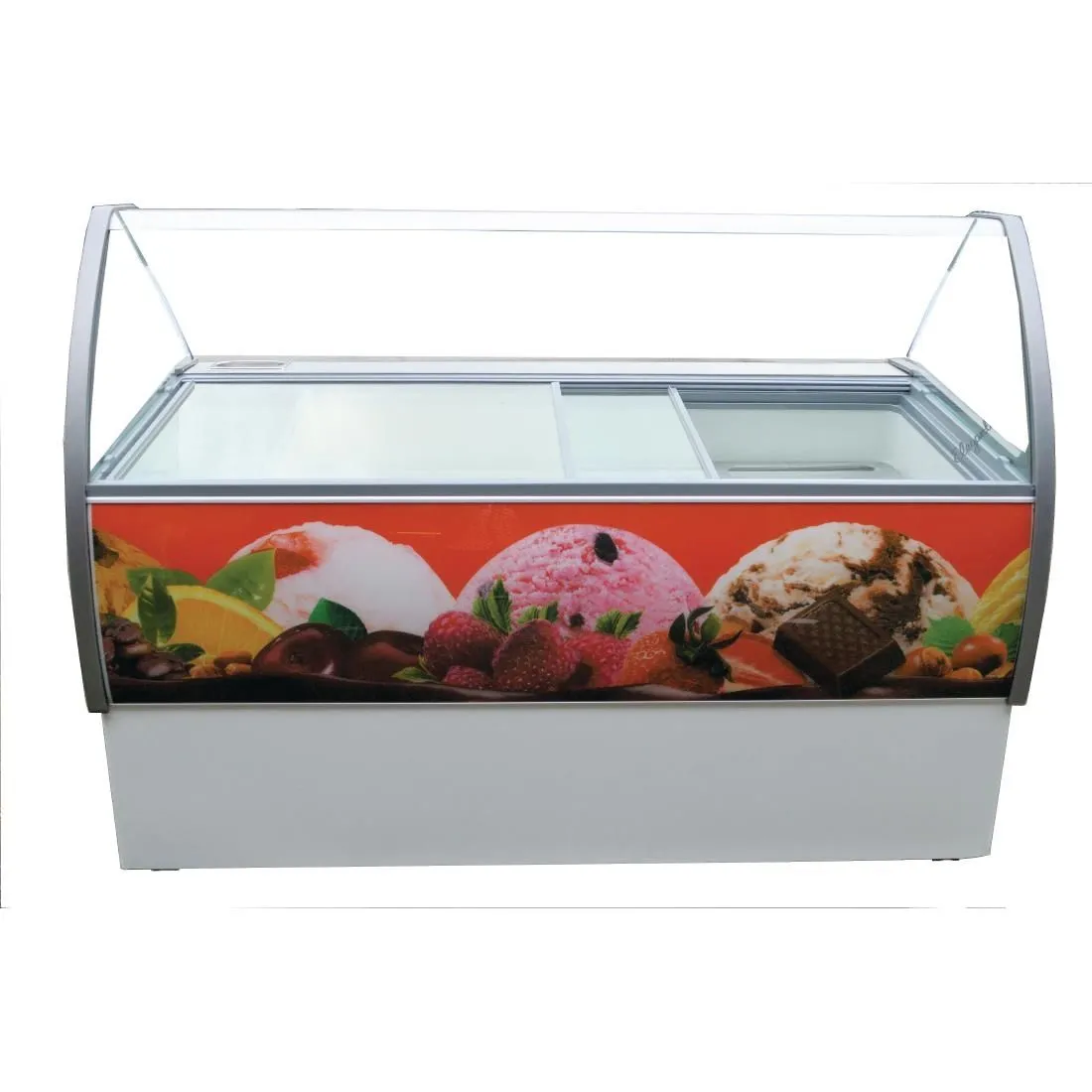CK646 Crystal Venus Elegante 13 Pan Ice Cream Display Counter VenusEle56