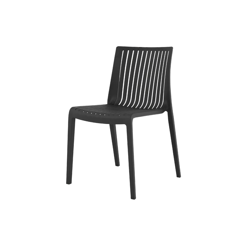 Eclipse Polypropylene Restaurant Patio Dining Side Chair