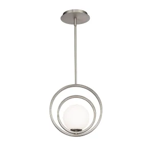 Ellington 10 in. LED Pendant Light Brushed Nickel Finish