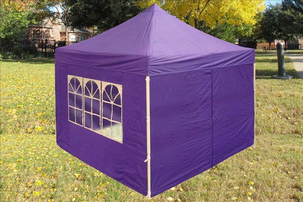 F Model 10'x10' Purple - Pop Up Tent Pro