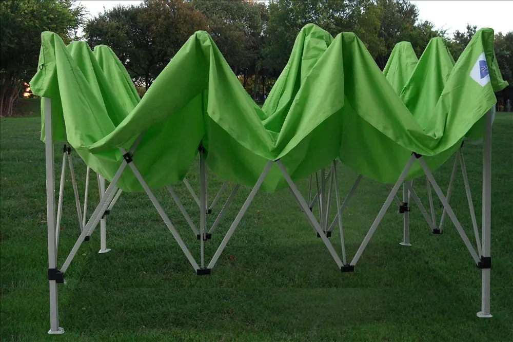 F Model 10'x15' Emerald - Pop Up Tent Pro