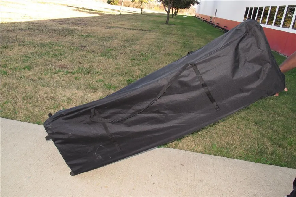F Model 10'x20' Black Red - Pop Up Tent Pro