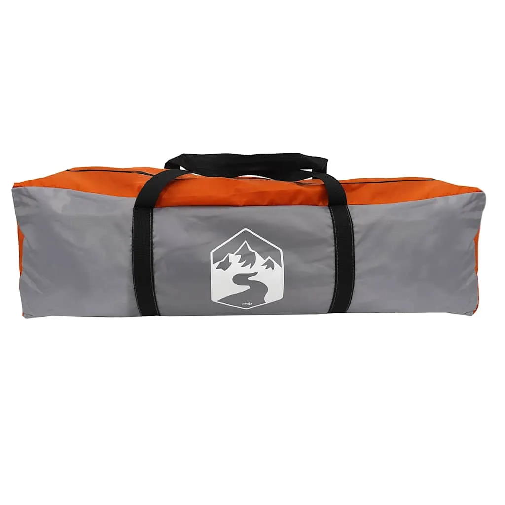 Family Tent Dome 6-Person Grey Waterproof