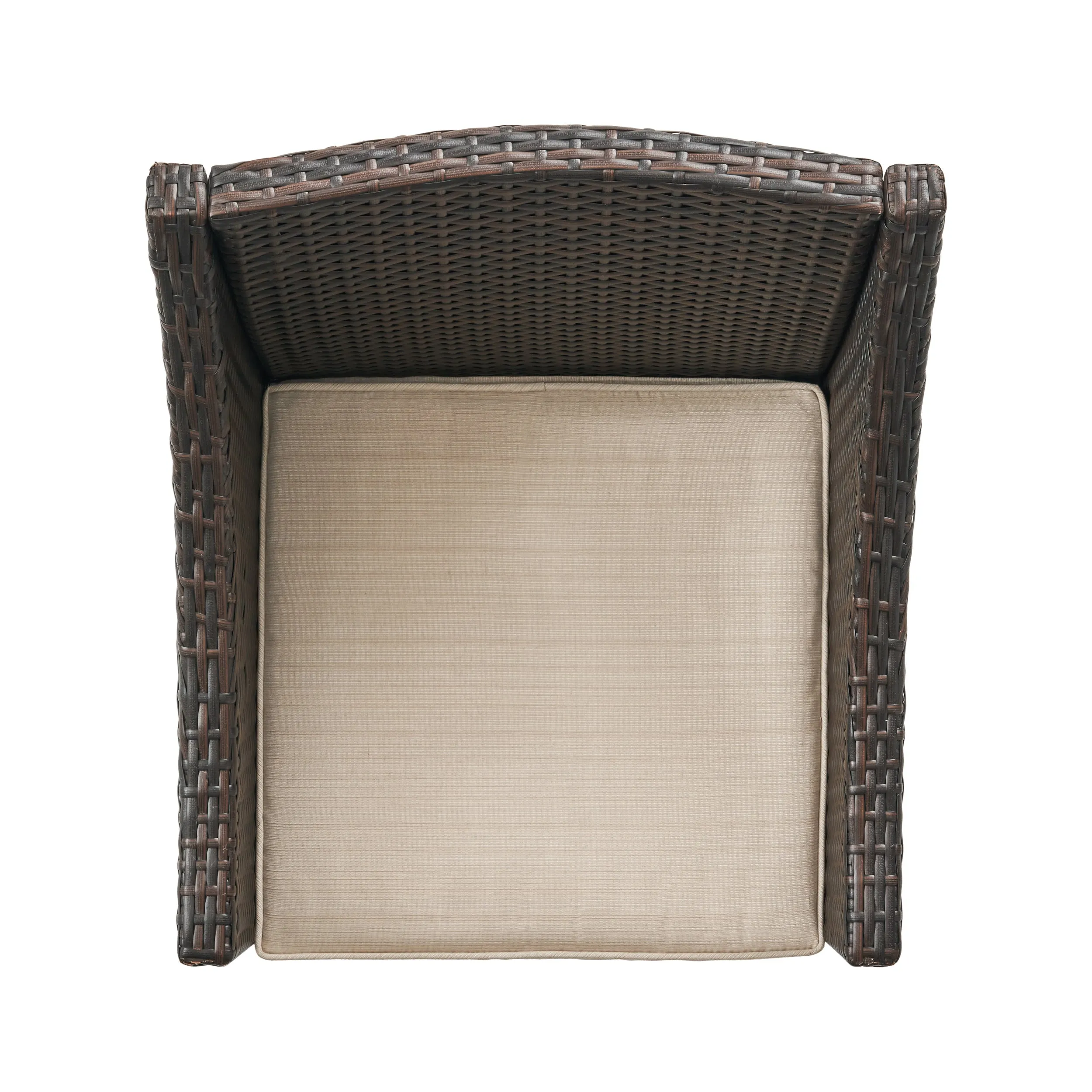 Frances Outdoor 5 Piece Wicker Dining Set with Water Resistant Cushions