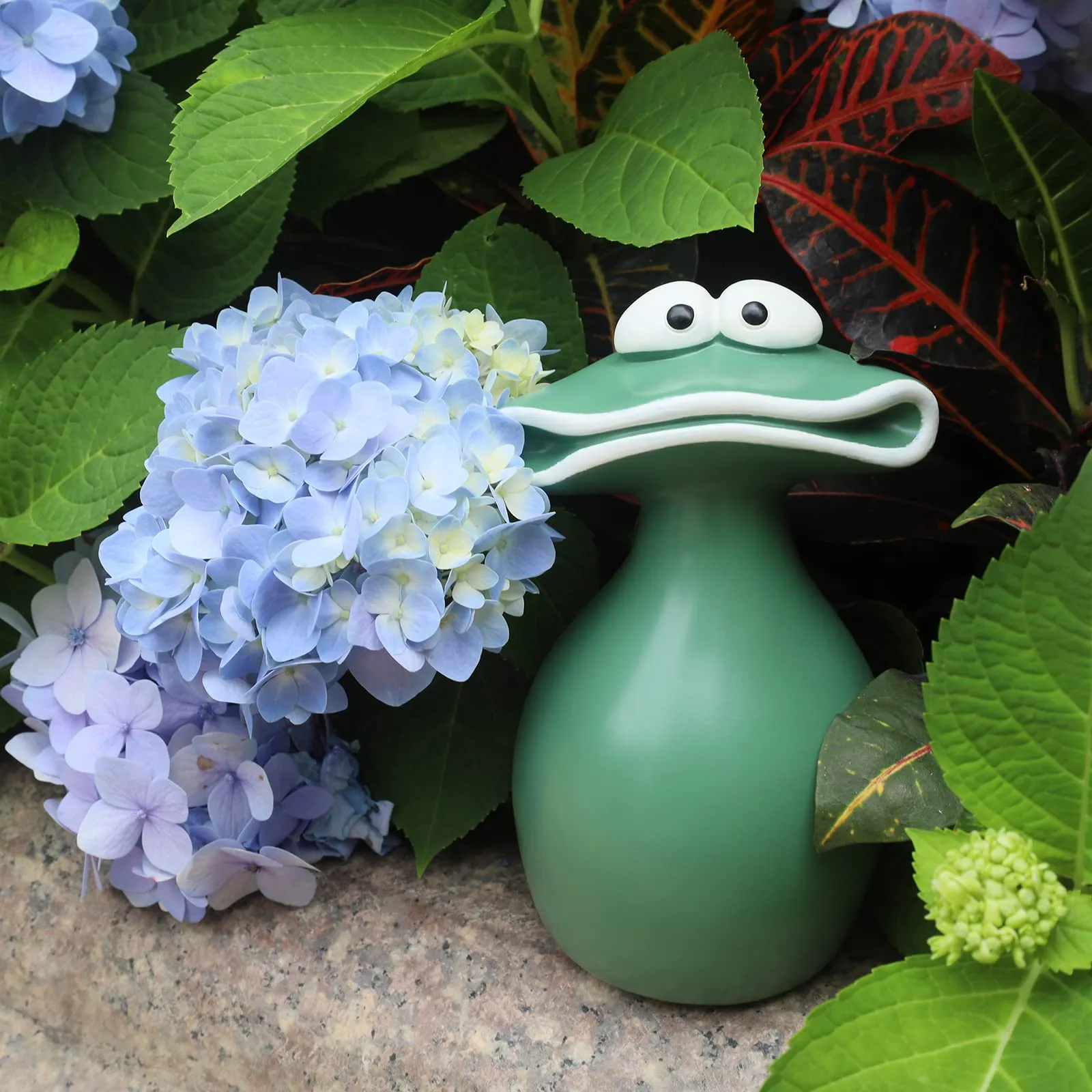 Frog Statues for Garden Big Mouth Frog Statues Waterproof Handmade,Outdoor Frog Decoration Garden Frog Statues Suitable for Decorating Courtyards, Balconies, and Lawns - Animal Gardening Gifts