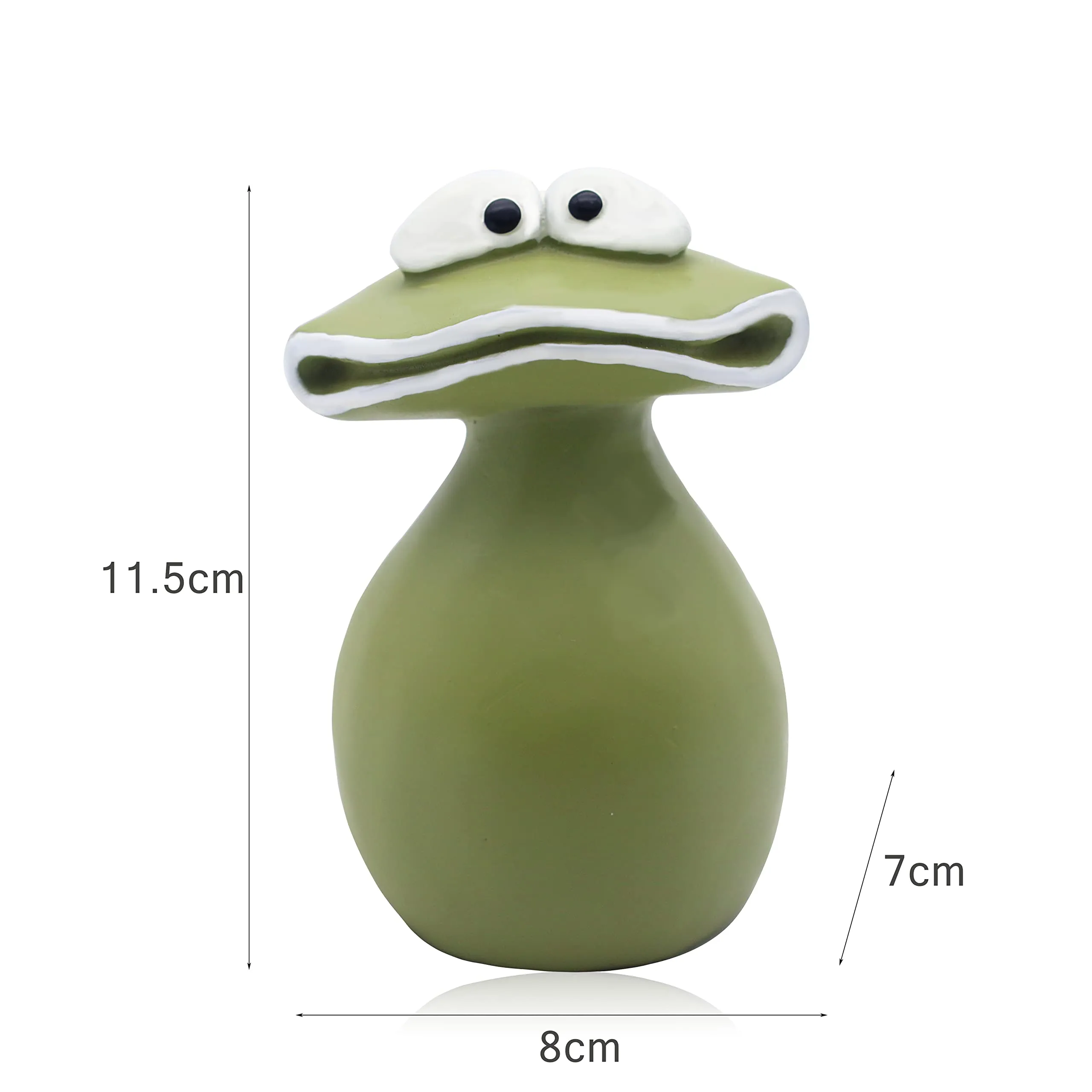 Frog Statues for Garden Big Mouth Frog Statues Waterproof Handmade,Outdoor Frog Decoration Garden Frog Statues Suitable for Decorating Courtyards, Balconies, and Lawns - Animal Gardening Gifts