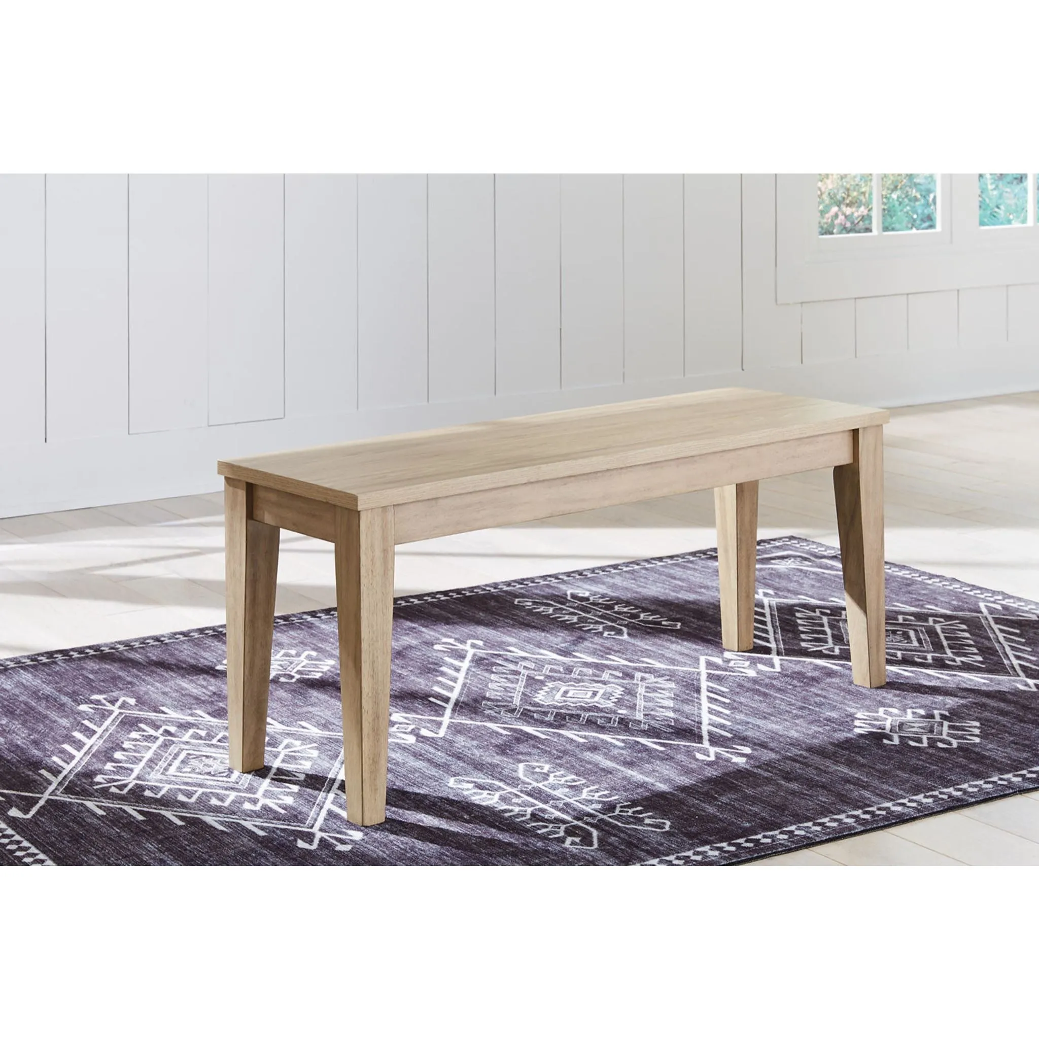 Gleanville Dining Bench - Light Brown - (D511-00)