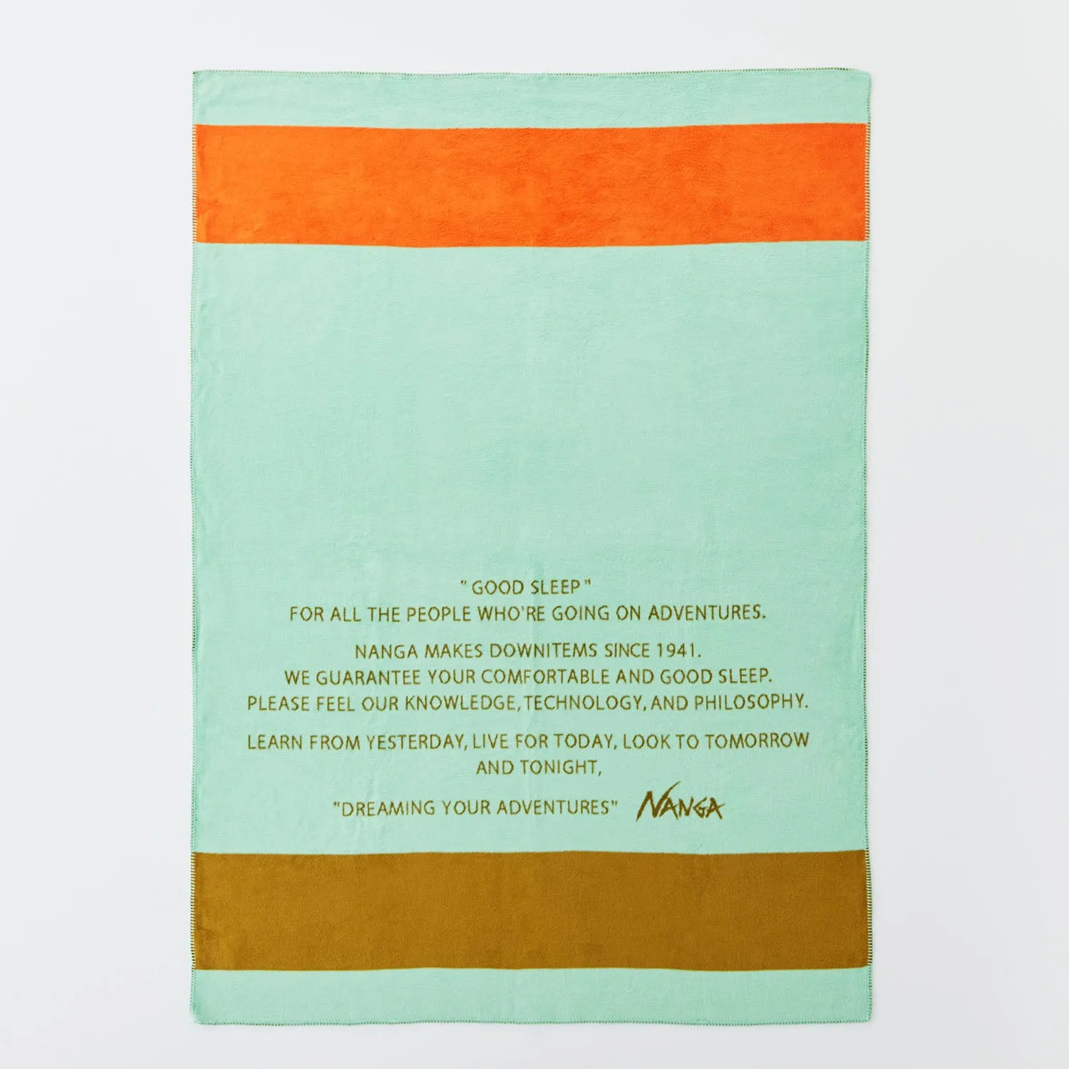 GOOD SLEEP BORDER COTTON BLANKET S