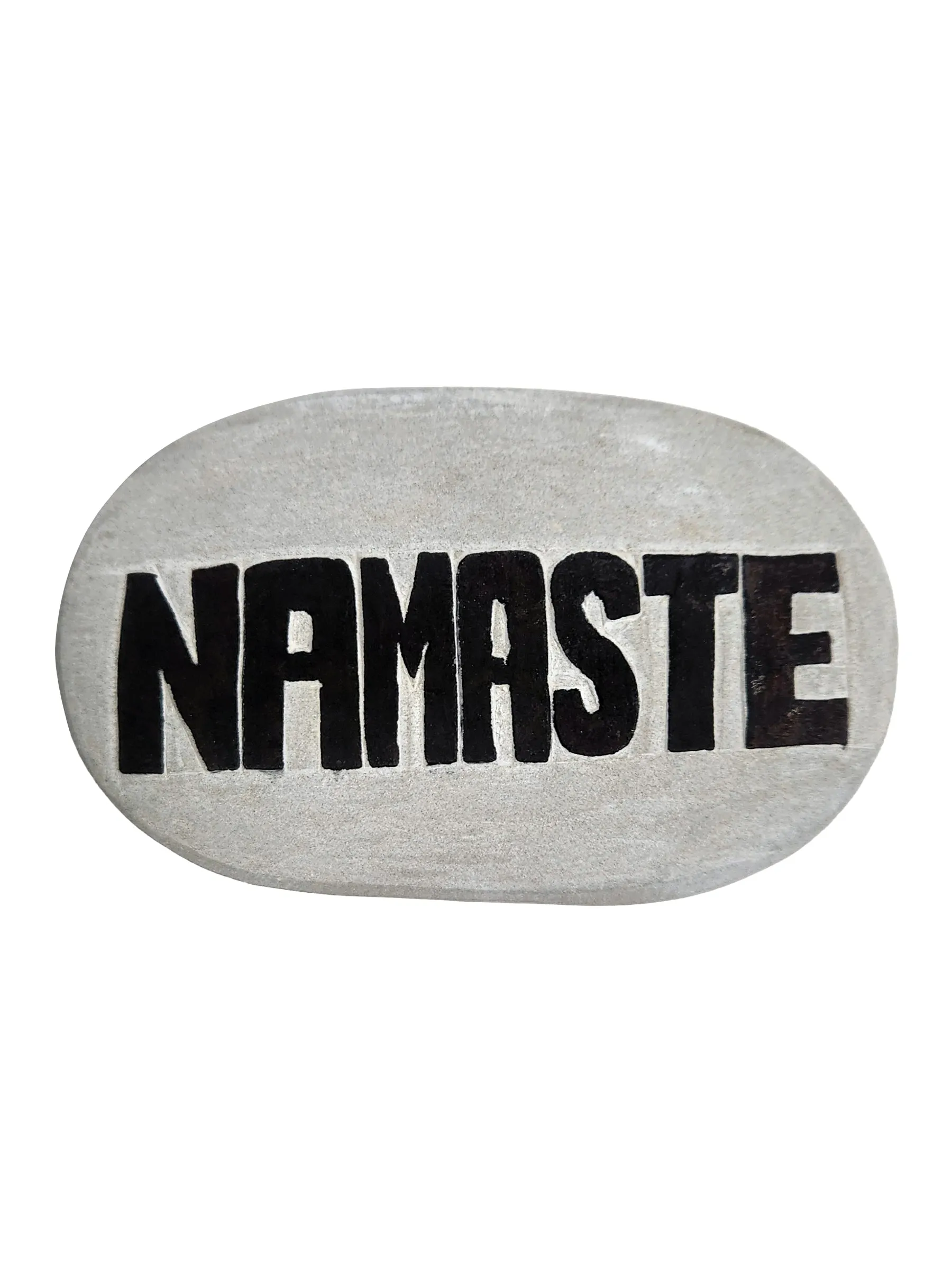 Handcarved Stone "Namaste"