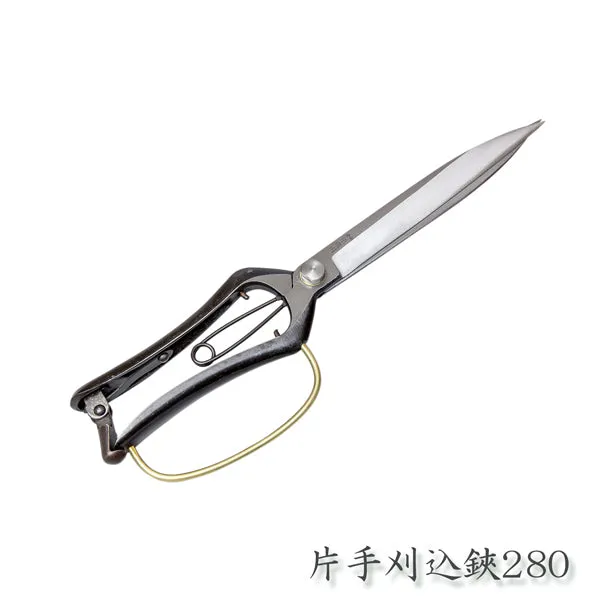 HONMAMON "HANAKUMAGAWA" One Hand Pruning Shears, Handle Hand Guard, The Whole Length : 280mm(abt 11.0")