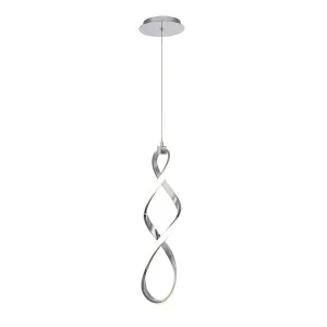 Interlace 6 in. LED Pendant Light Chrome Finish