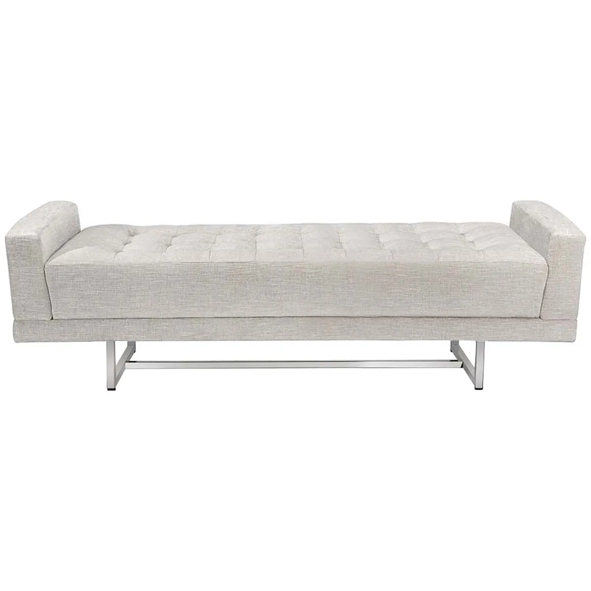 Interlude Home Luca King Bench - Faux Linen