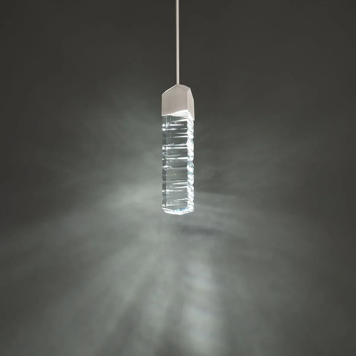 Juliet 15 in. LED Pendant Light Nickel Finish