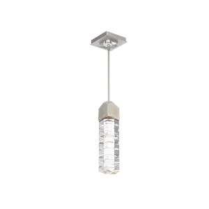 Juliet 15 in. LED Pendant Light Nickel Finish