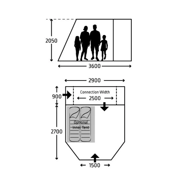 Kampa Action Poled Drive Away Awning