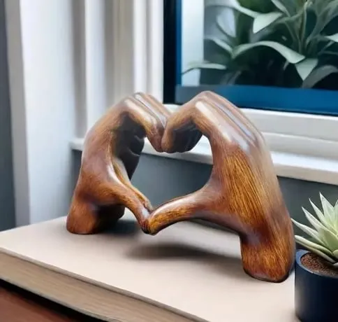 Last Day Sale 50% OFF Handmade Heart Statue