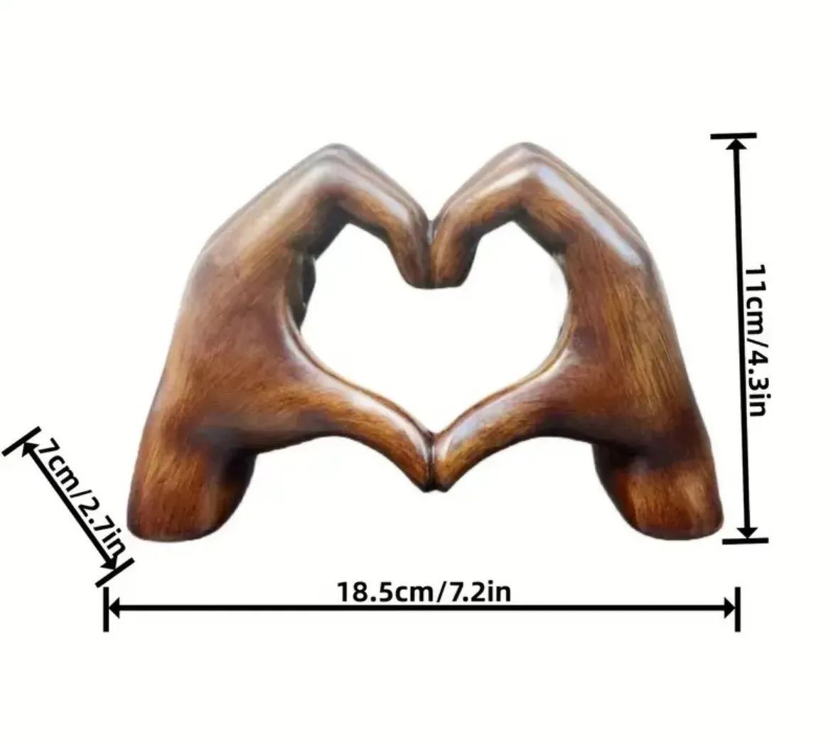 Last Day Sale 50% OFF Handmade Heart Statue