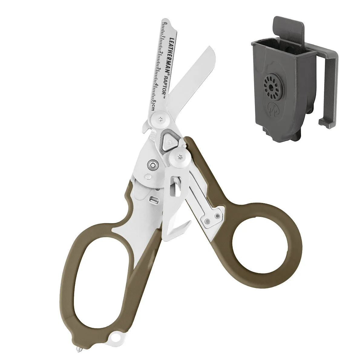 Leatherman Raptor Rescue Shears provided with UTILITY Holster