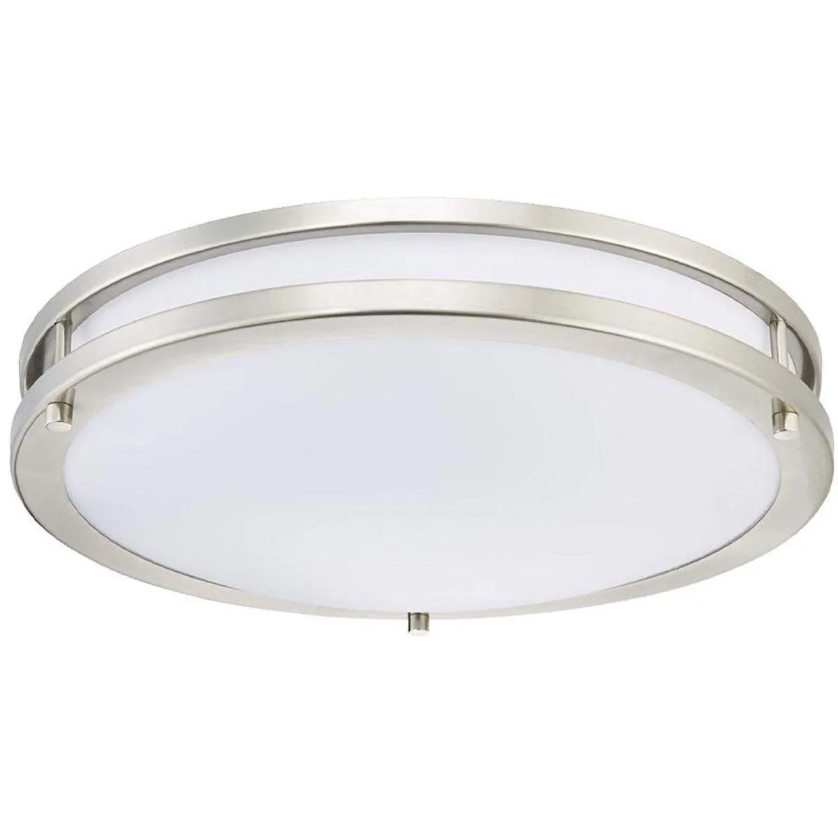 LED Flush Mount Light 16 in. Brushed Nickel finish