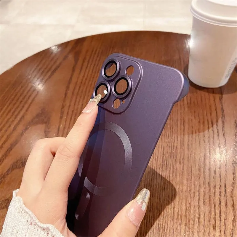 Magnetisch telefoonhoesje zonder frame voor iPhone